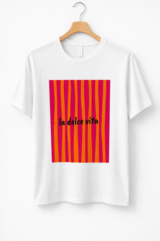 camiseta la dolce vita