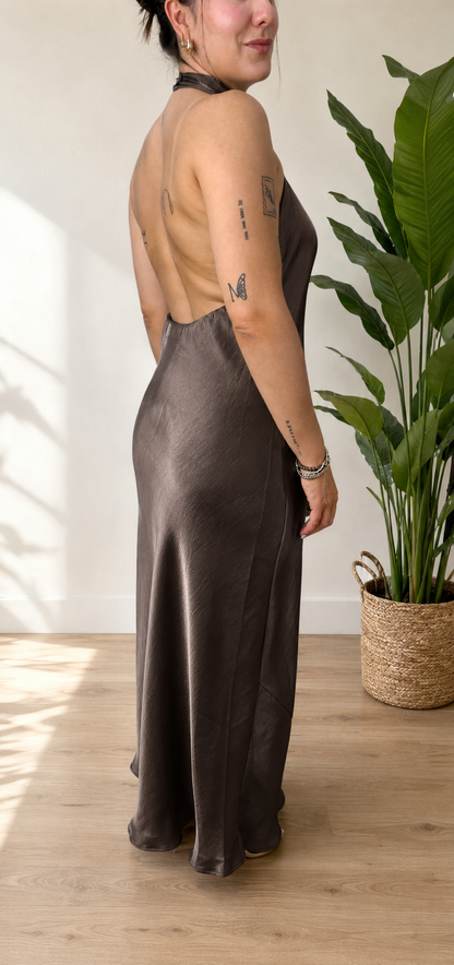 Vestido satén Mónica