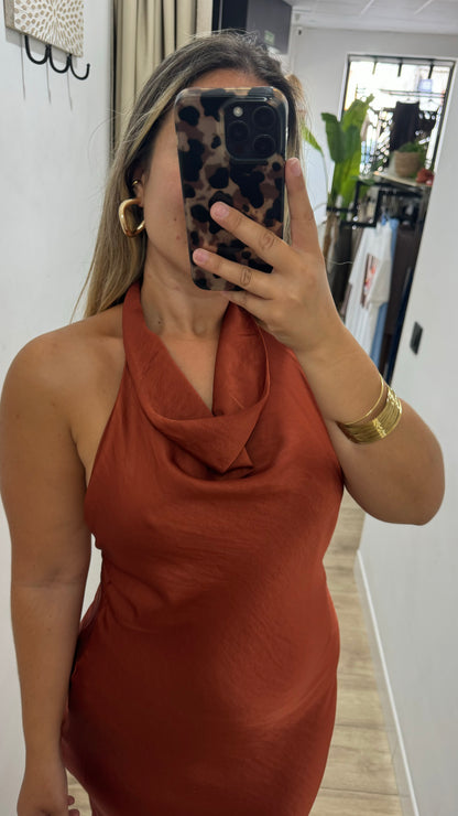 Vestido satén Mónica