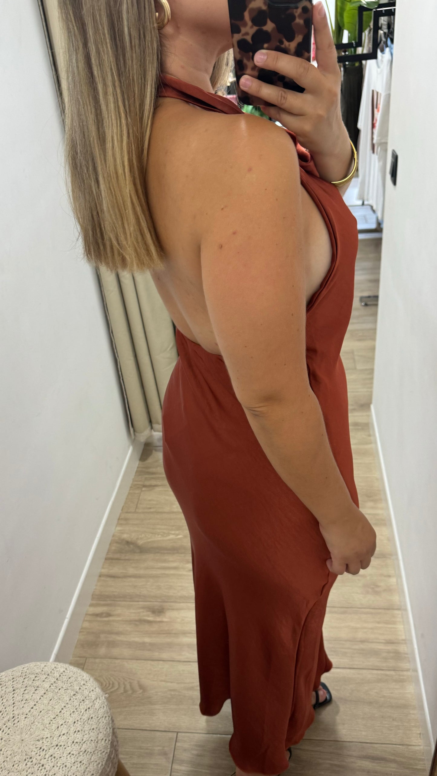 Vestido satén Mónica
