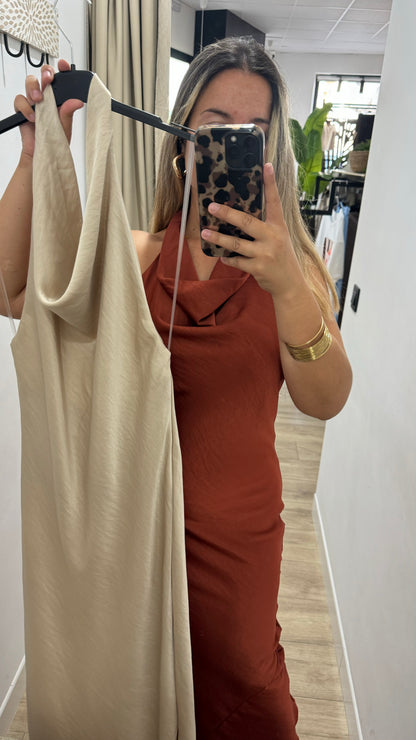 Vestido satén Mónica