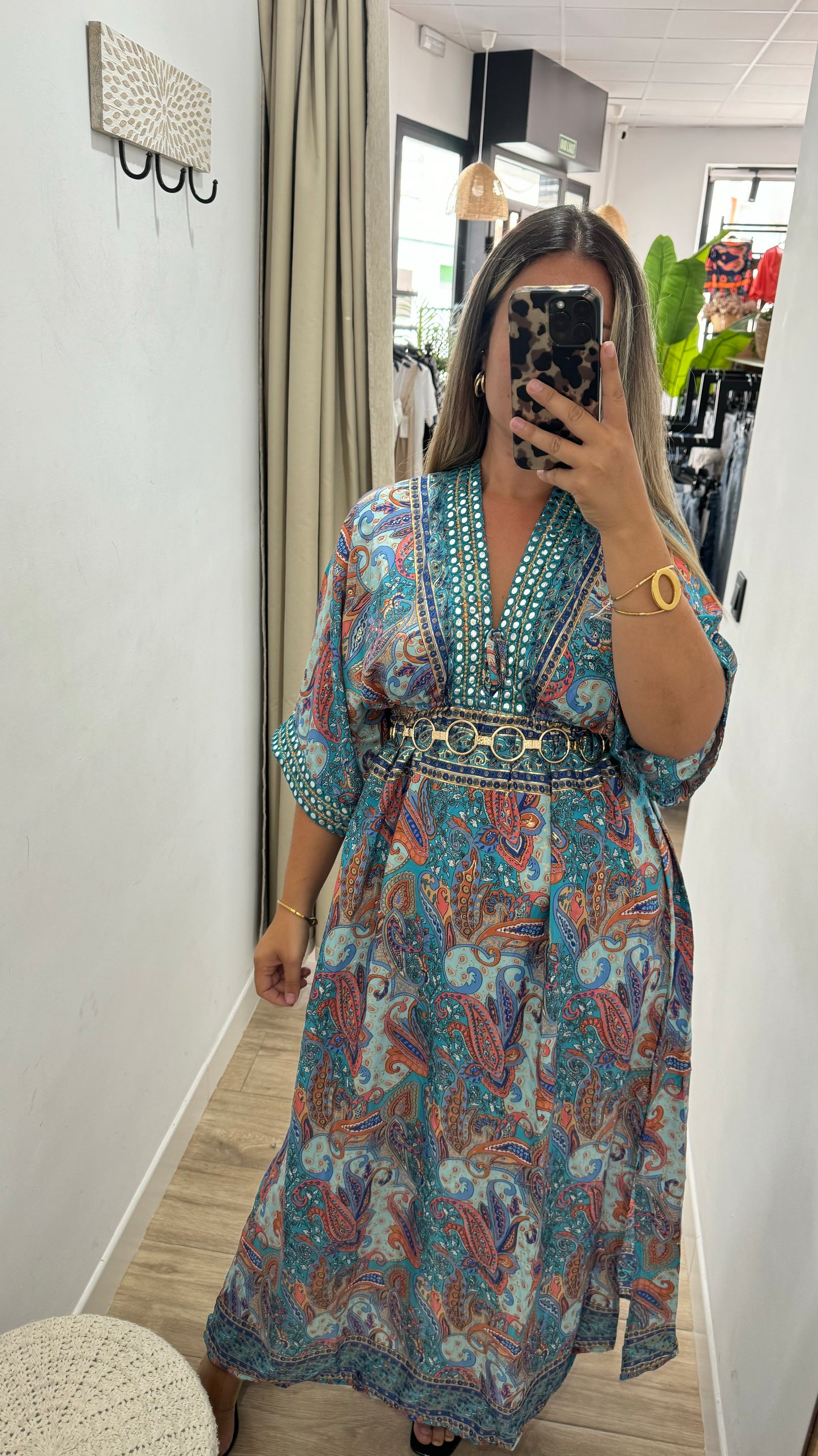 Vestido Bali manga