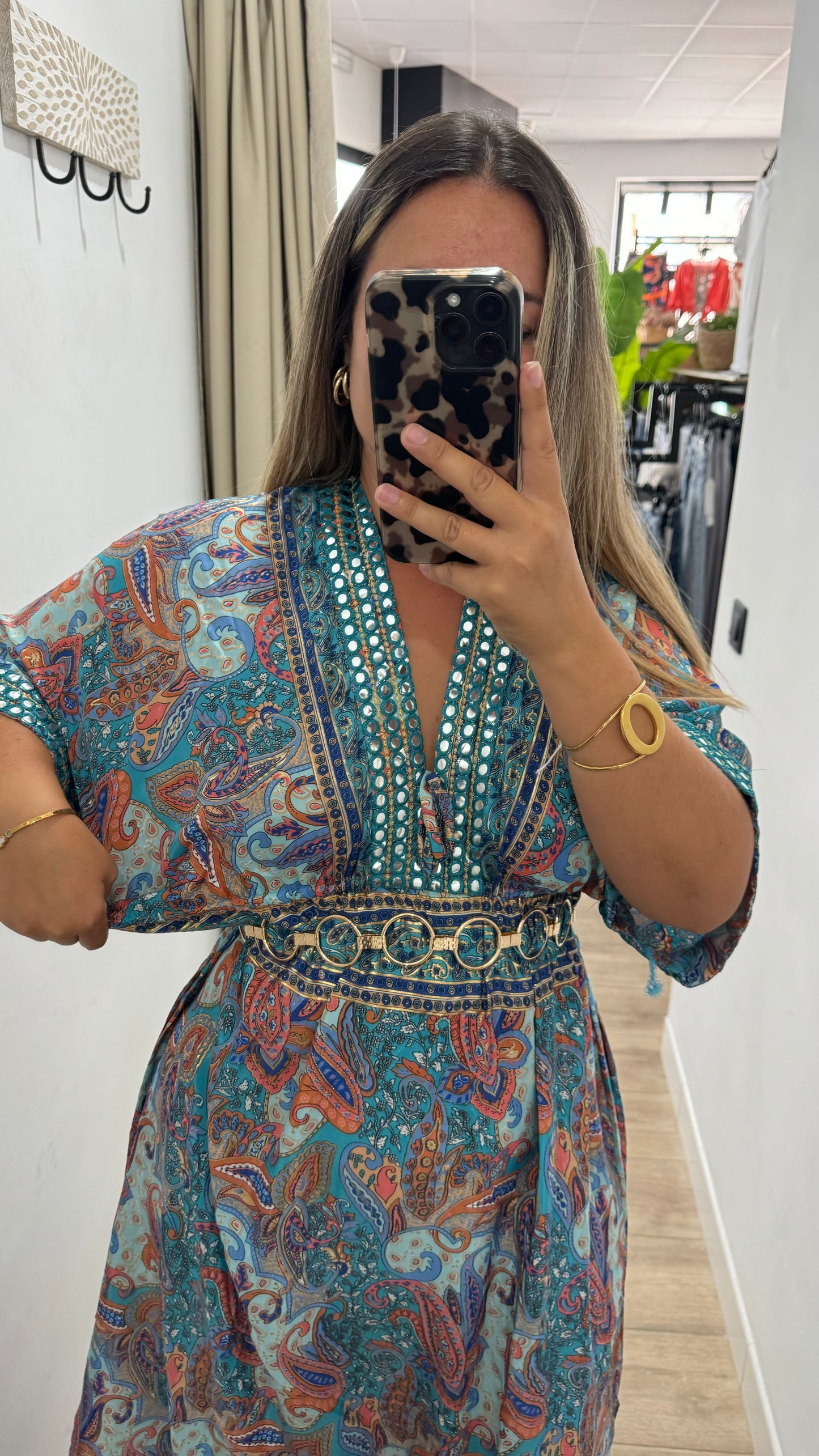 Vestido Bali manga