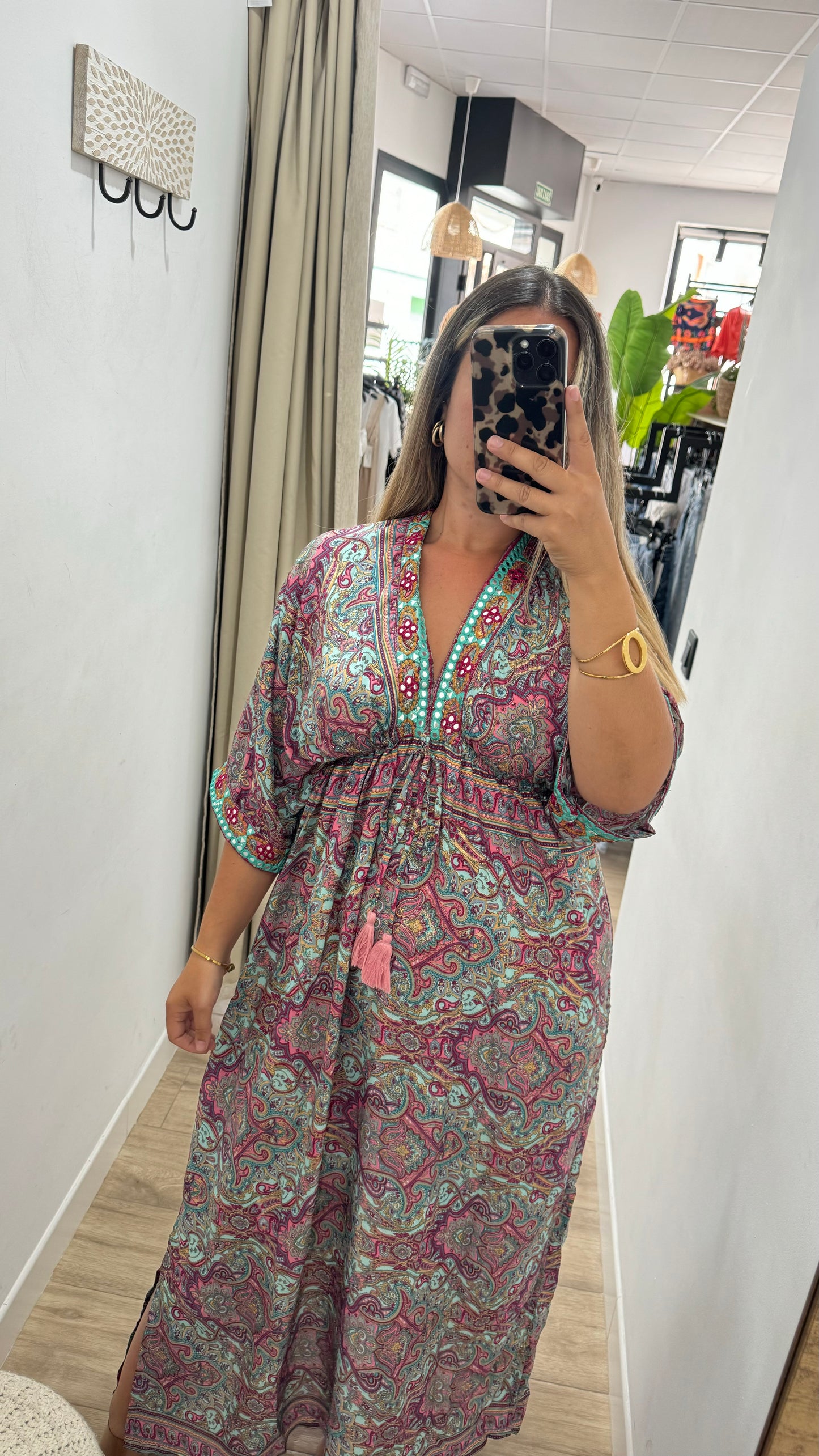 Vestido Bali manga