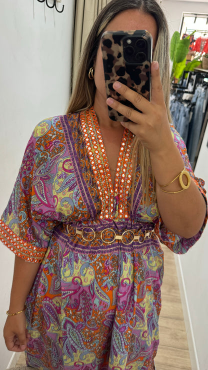 Vestido Bali manga