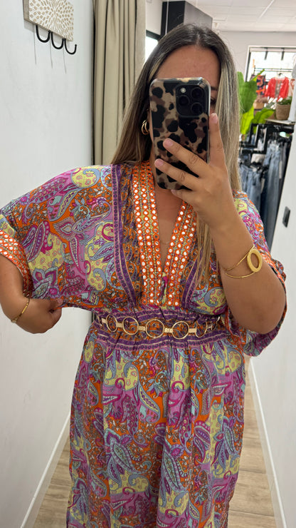 Vestido Bali manga