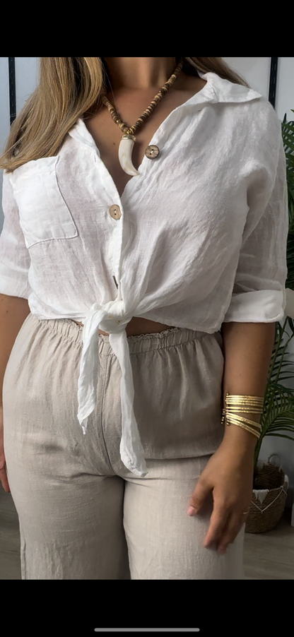 Camisa Selma lino
